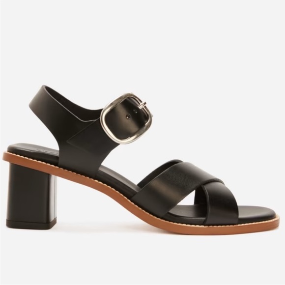 Everlane Black Heeled Sandals - Picture 2 of 6